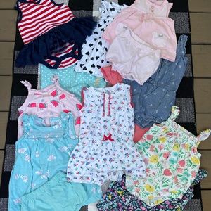 11-piece Romper Bundle 3-6m